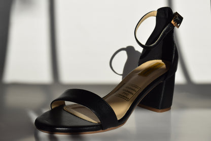 High heels chin black Sandals