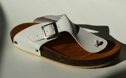 Ora White Sandals