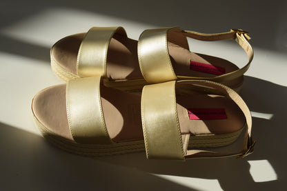 Plana Misty Gold Sandals