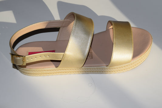 Plana Misty Gold Sandals